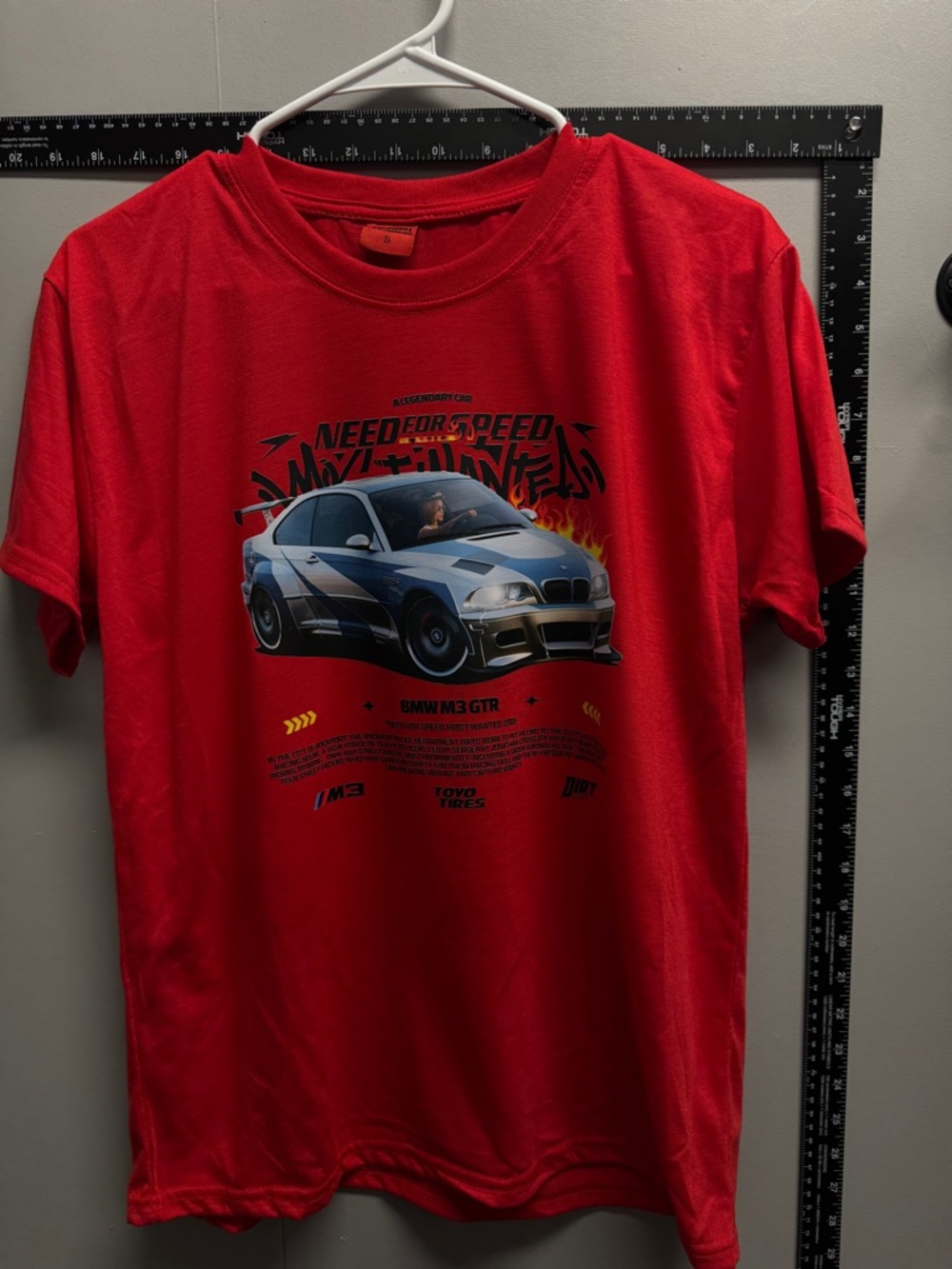 Hype Red Graphic BMW M3 Tee